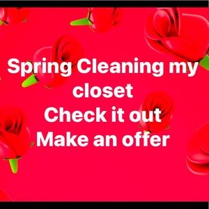 Spring cleaning my closet